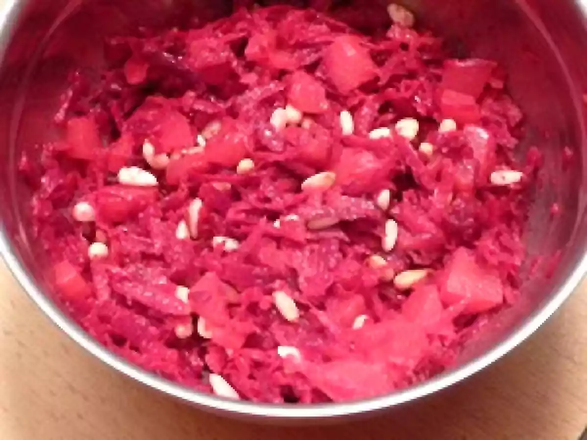 Salade de betteraves aux poires