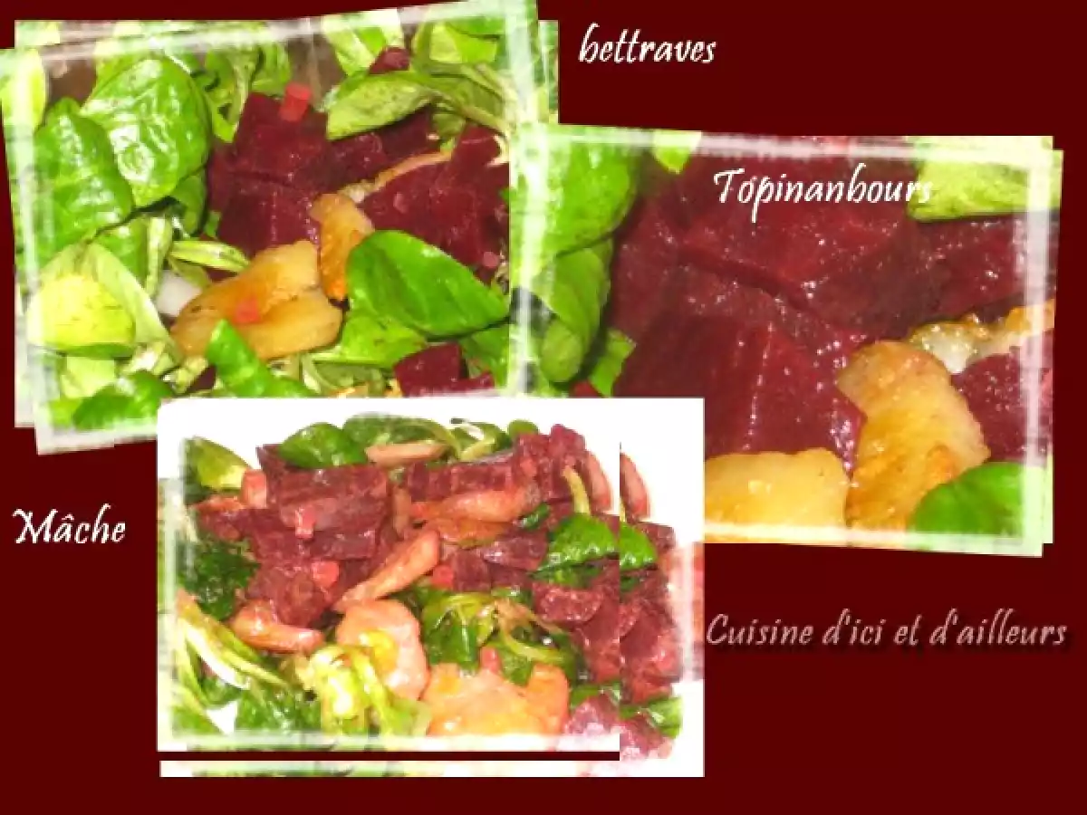 Salade de betteraves & topinambours