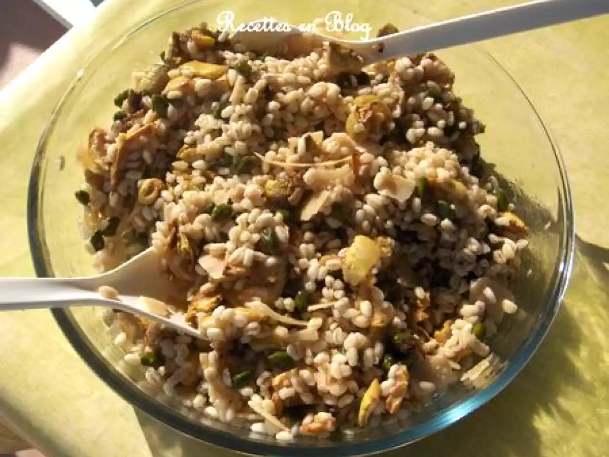 SALADE DE BLE ET SES COURGETTES GRILLEES AU PARMESAN - photo 2
