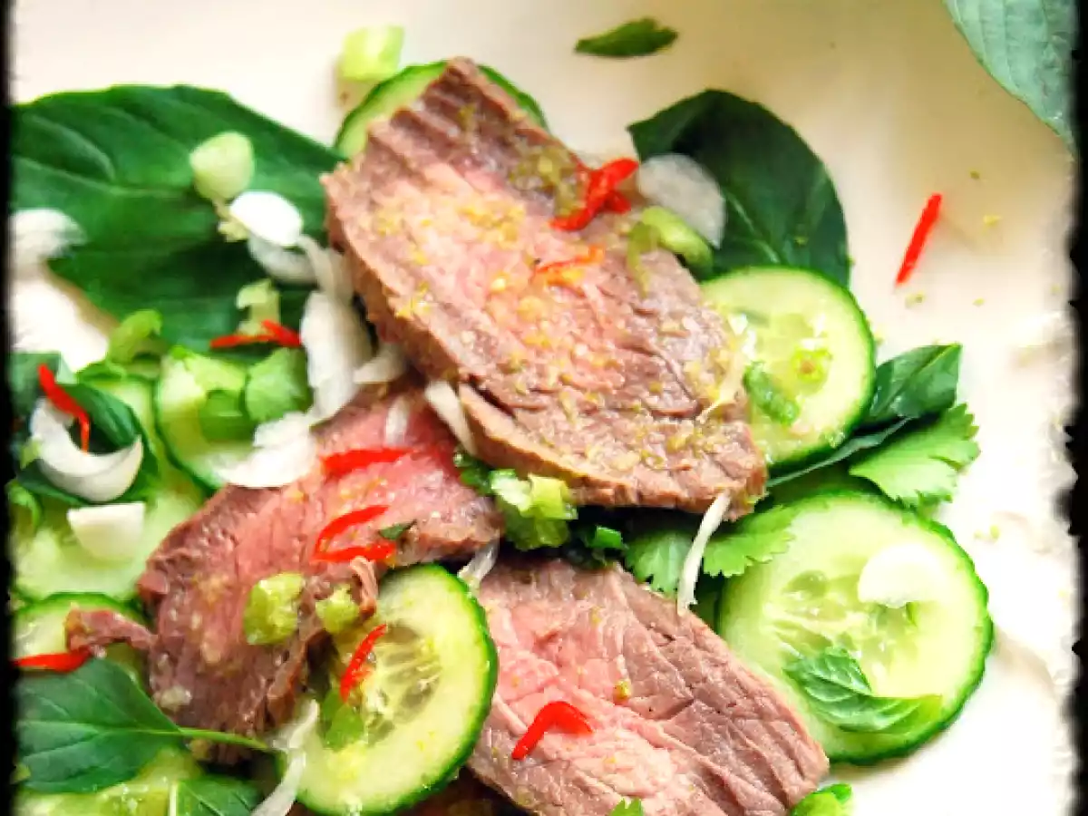 Salade de boeuf au basilic thaï et Spring - photo 2