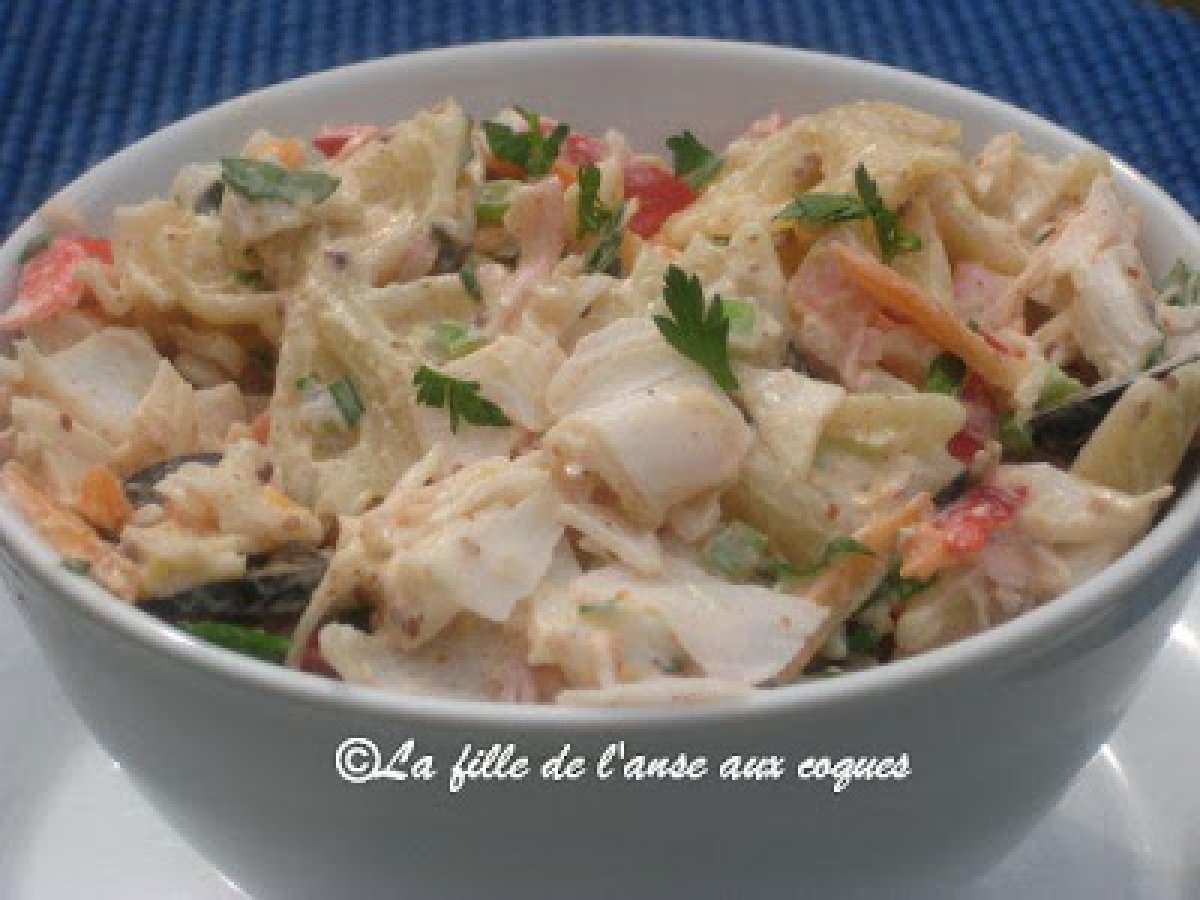 Salade De Boucles Et Goberge Recette Ptitchef
