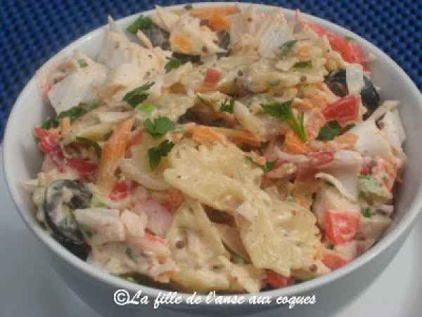 Salade De Boucles Et Goberge Recette Ptitchef