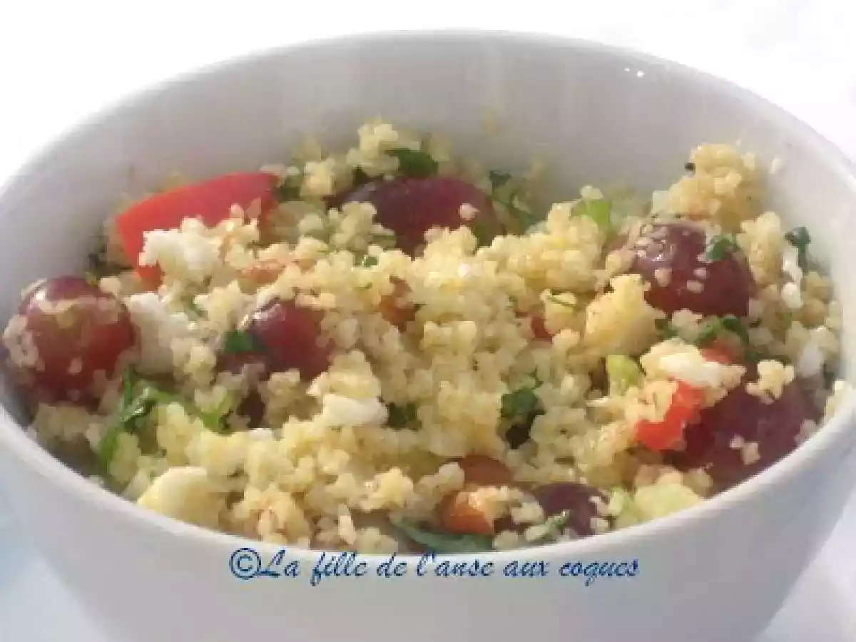SALADE DE BOULGHOUR AUX AMANDES ET AU FETA - photo 3