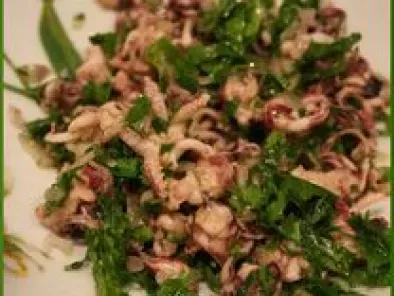 Salade de calamars persillée