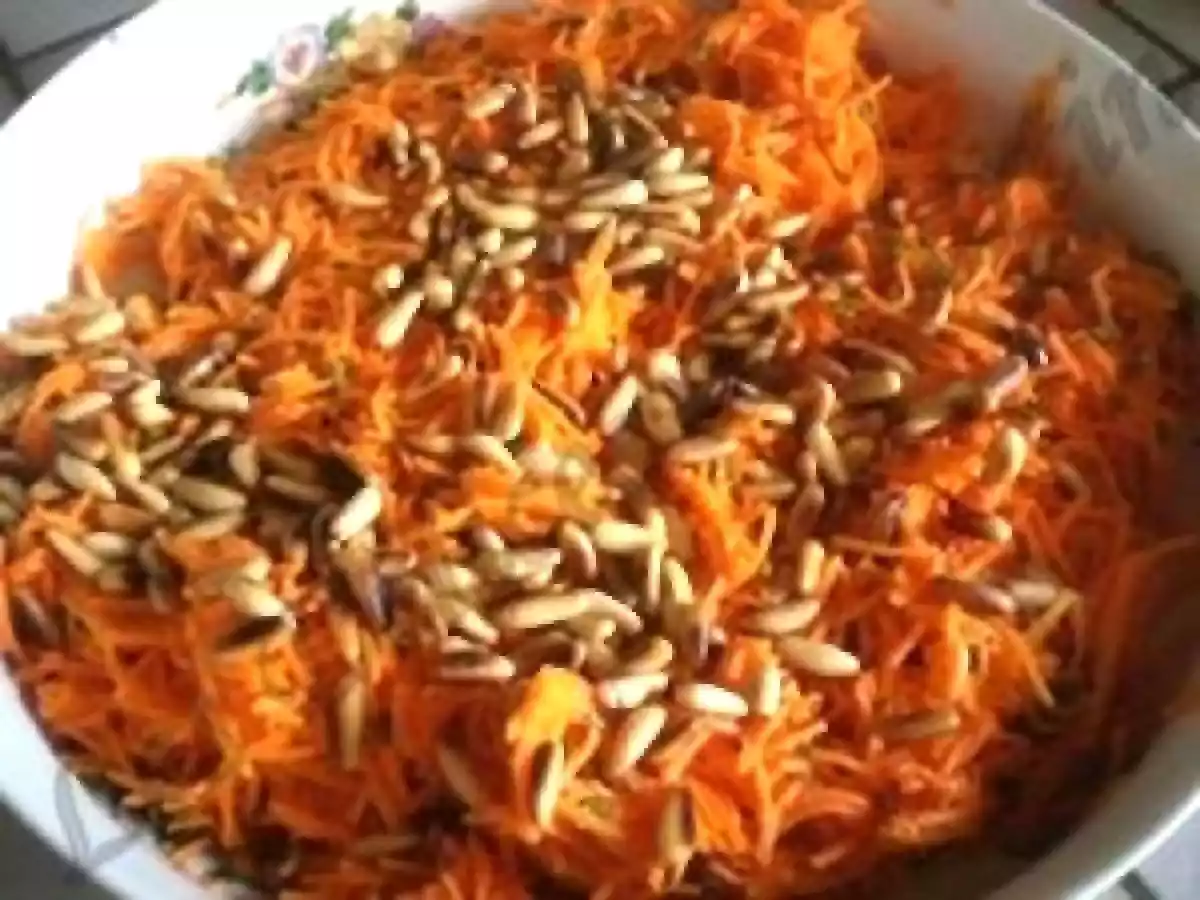 Salade de carottes à l'orientale