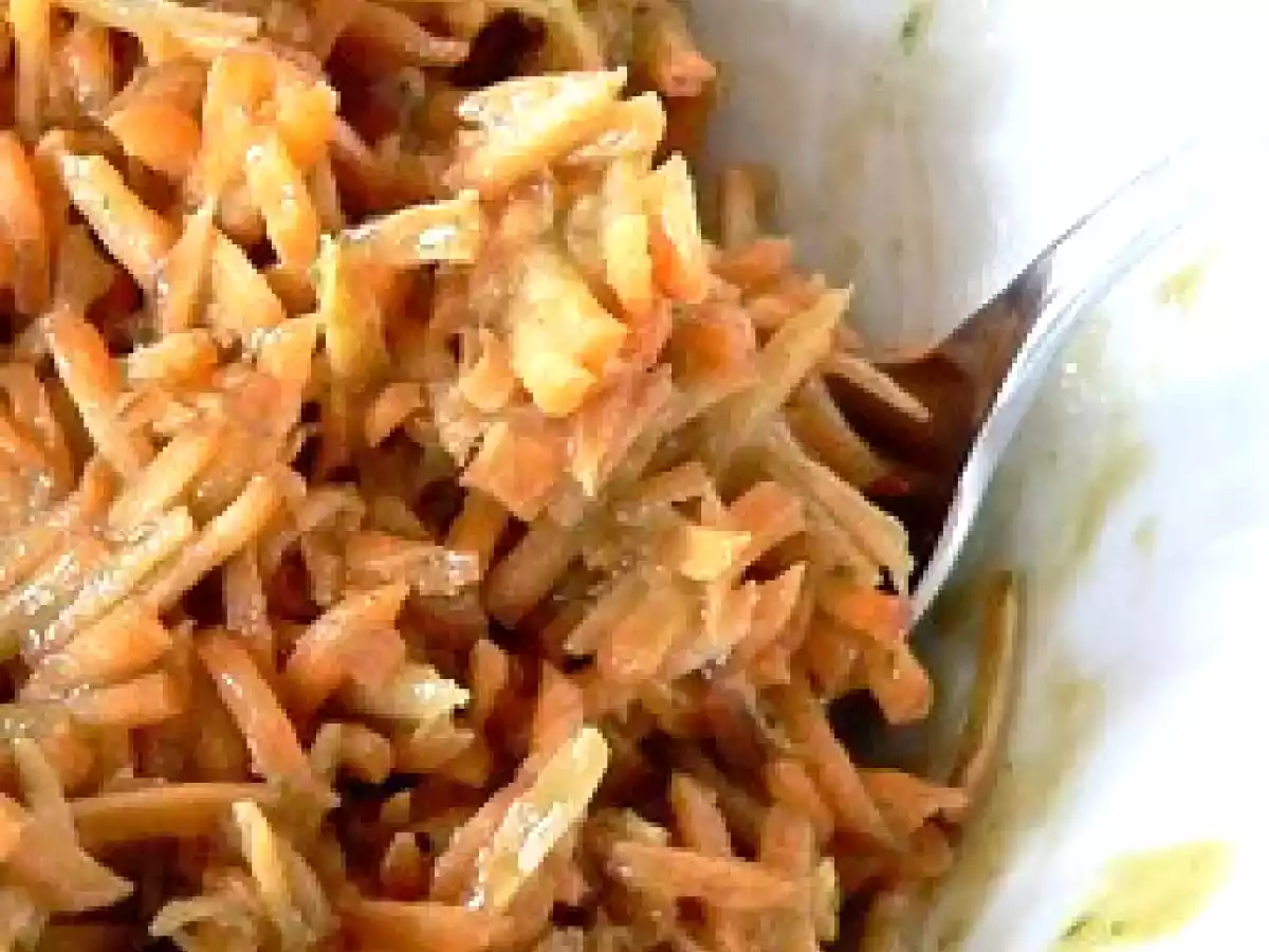 Salade de carottes au basilic