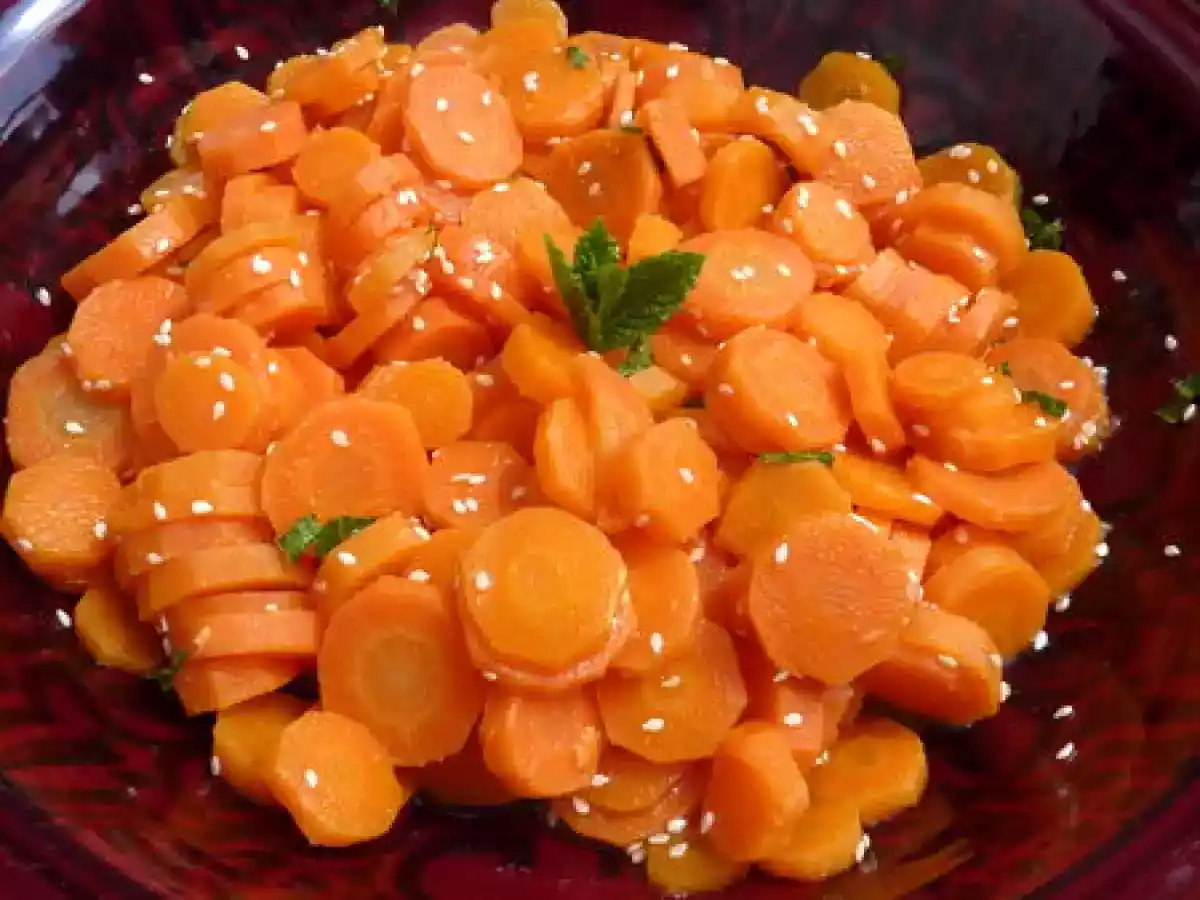 Salade de carottes aux saveurs orientales