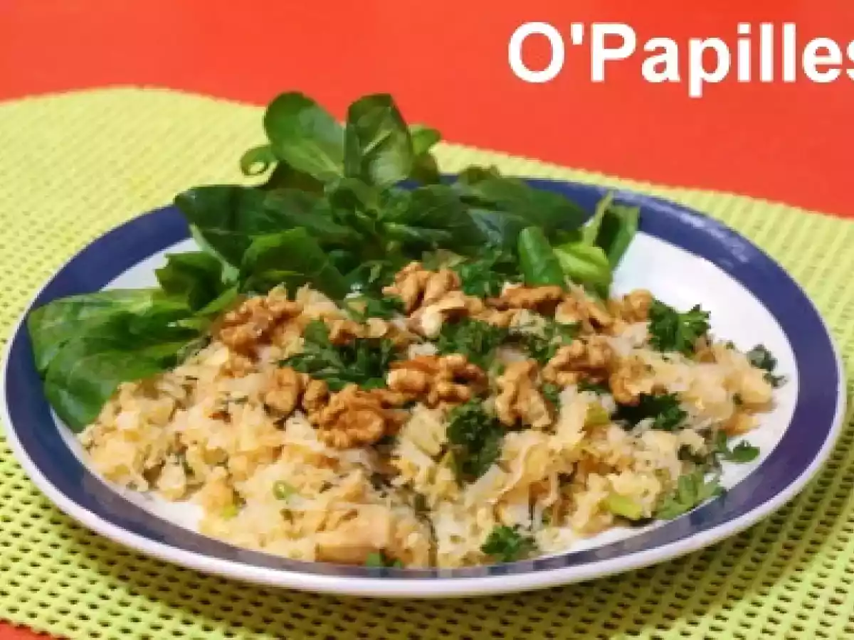 Salade de carottes, coings et noix