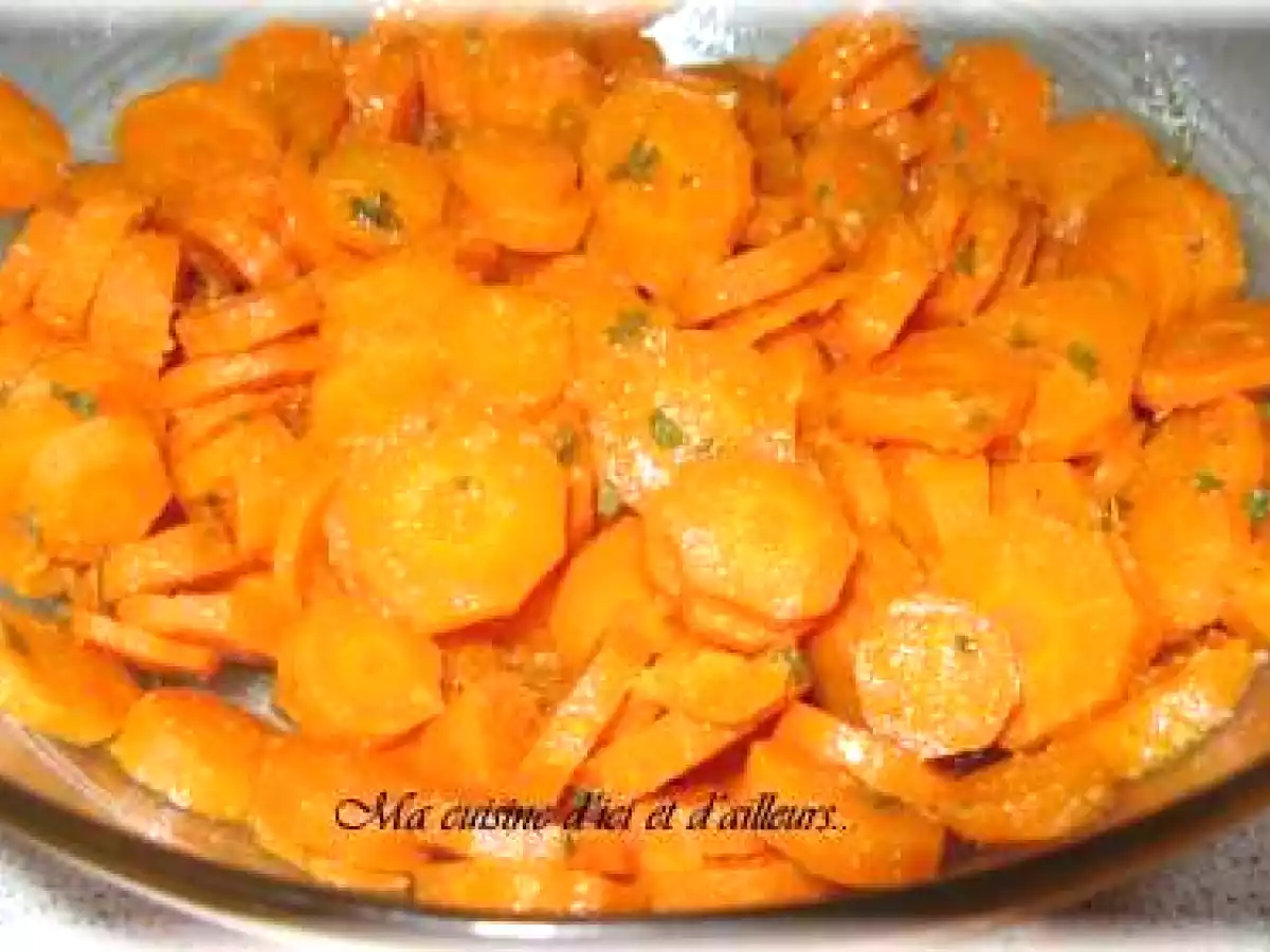 Salade de carottes marinées