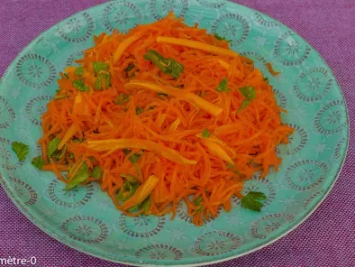 Salade de carottes rapées à la mimolette