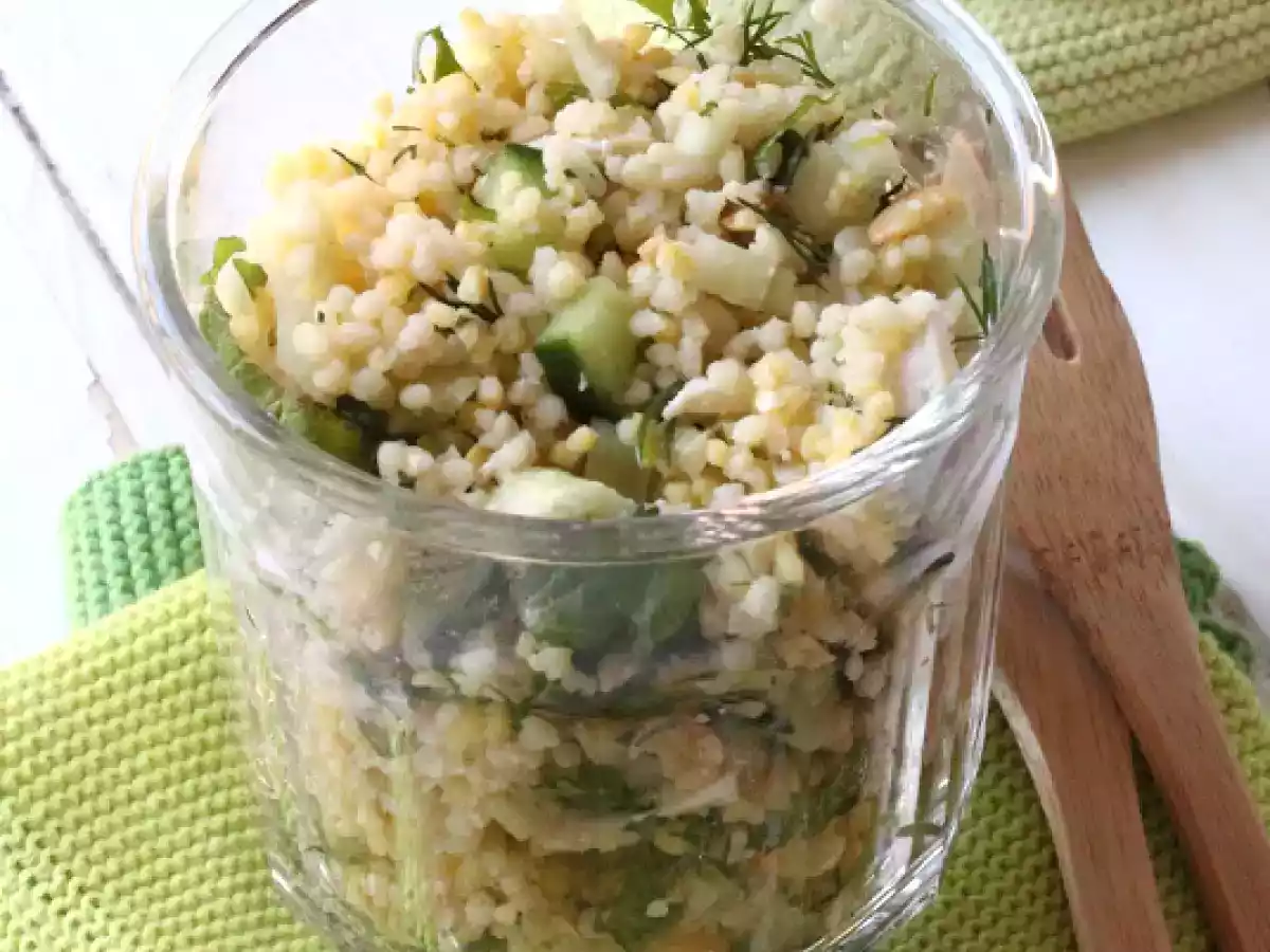 Salade de céréales gourmandes au poulet et légumes croquants - photo 2