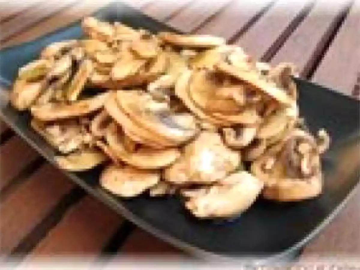 Salade de champignons au gingembre