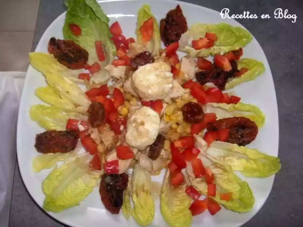 SALADE DE CHEVRE AU CHORIZO