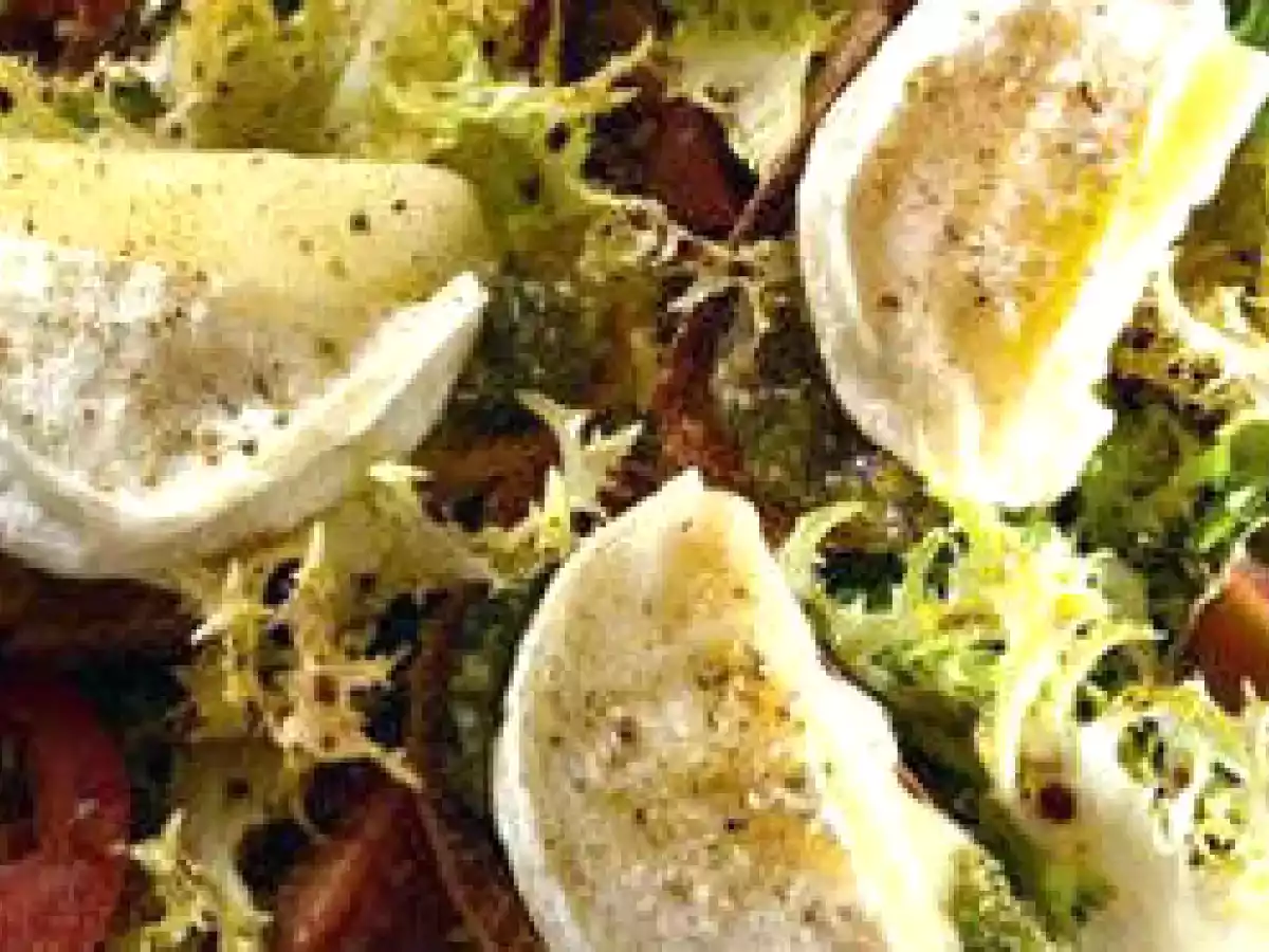 Salade de chèvre chaud