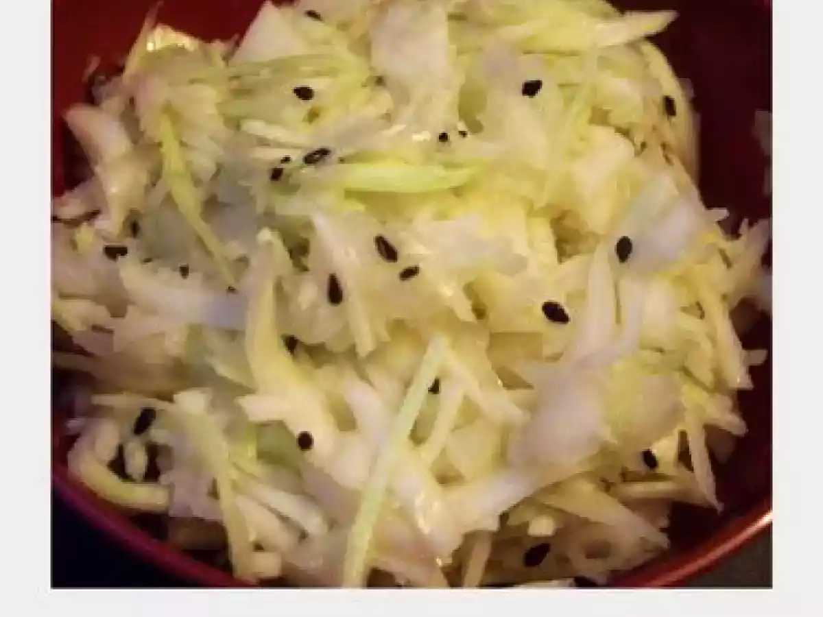 Salade de chou à la japonaise