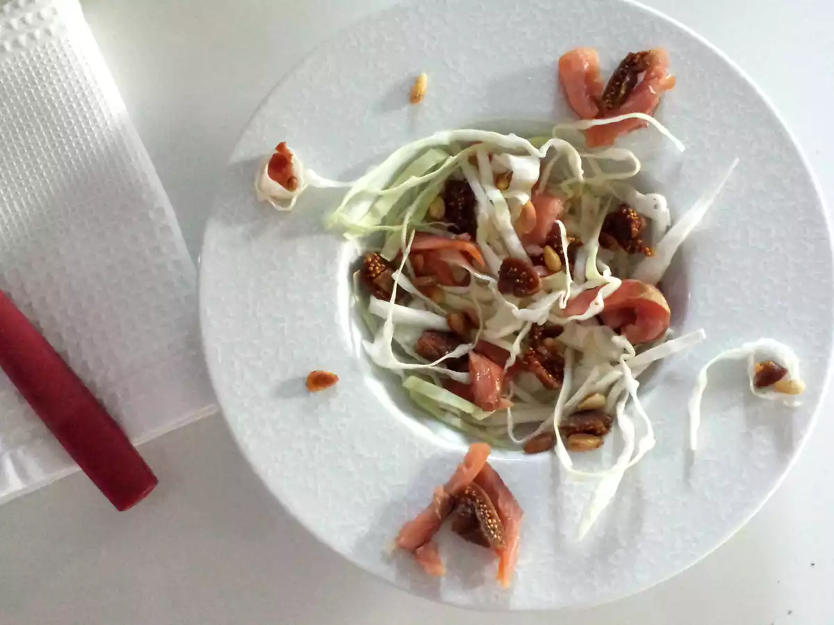 Salade de chou au saumon fumé - photo 2
