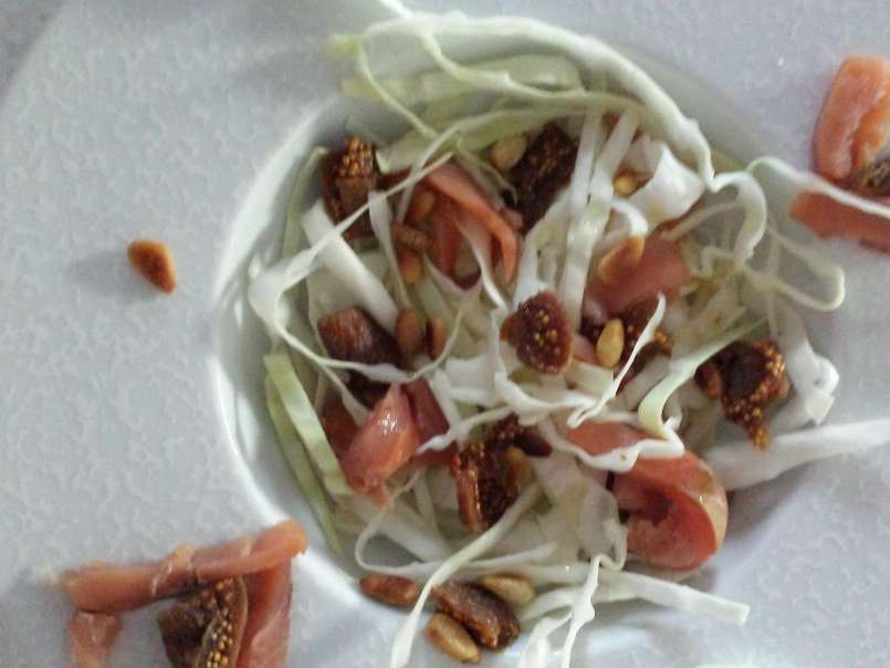 Salade de chou au saumon fumé - photo 4