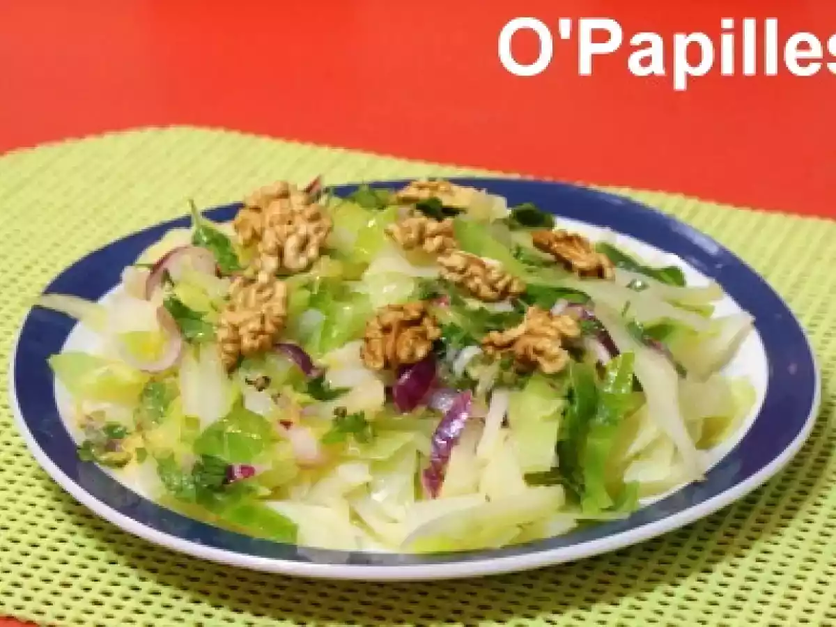 Salade de chou cabus blanc