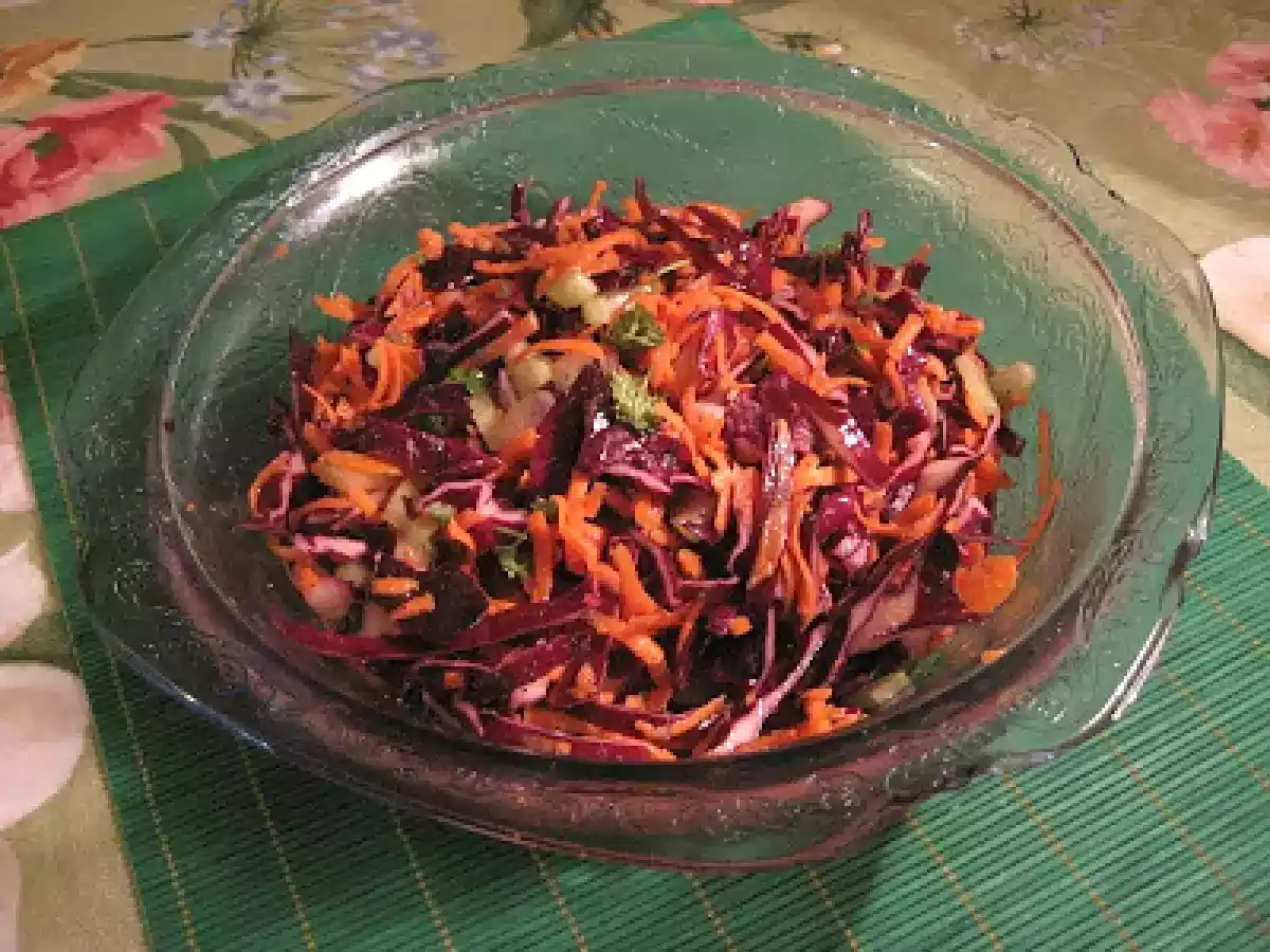Salade de chou rouge pour Anne de Ligne et papilles - photo 2