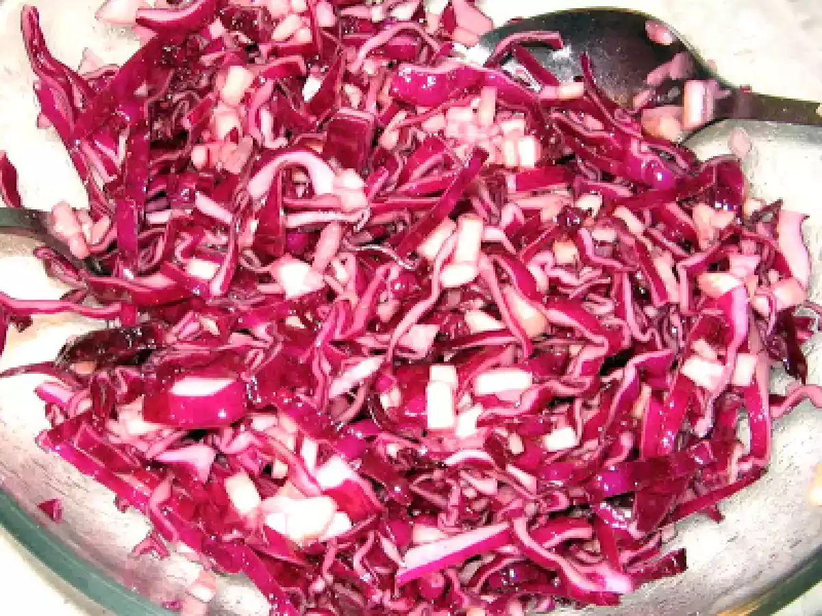 Salade de chou rouge - Rotkohlsalat