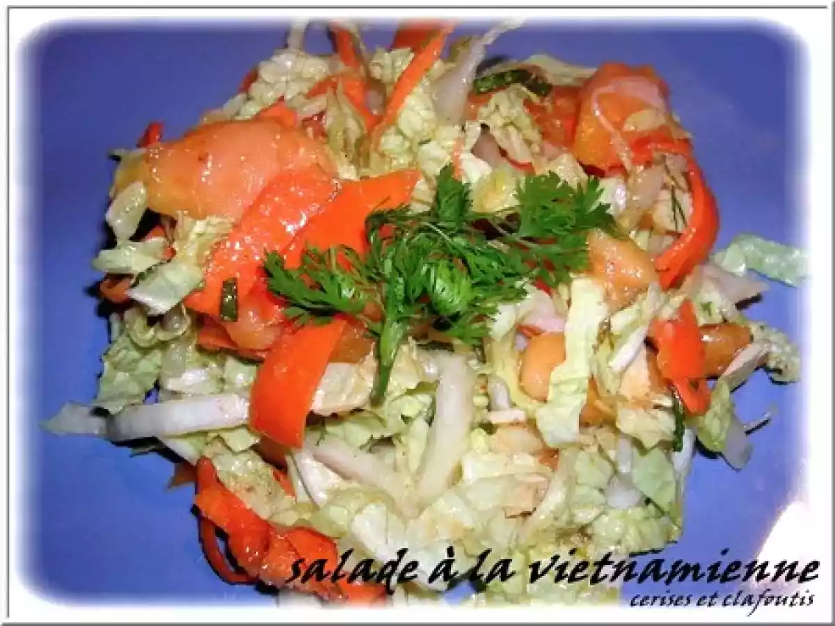 SALADE DE CHOUX A LA VIETNAMIENNE