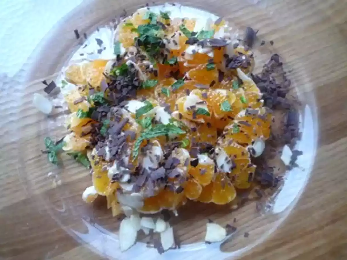 SALADE DE CLEMENTINE AU CHOCOLAT - photo 2