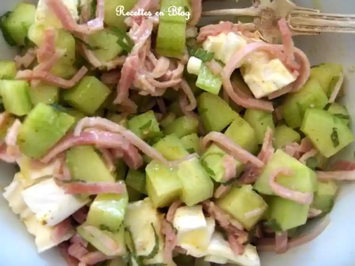 SALADE DE CONCOMBRE AU CURRY - photo 2