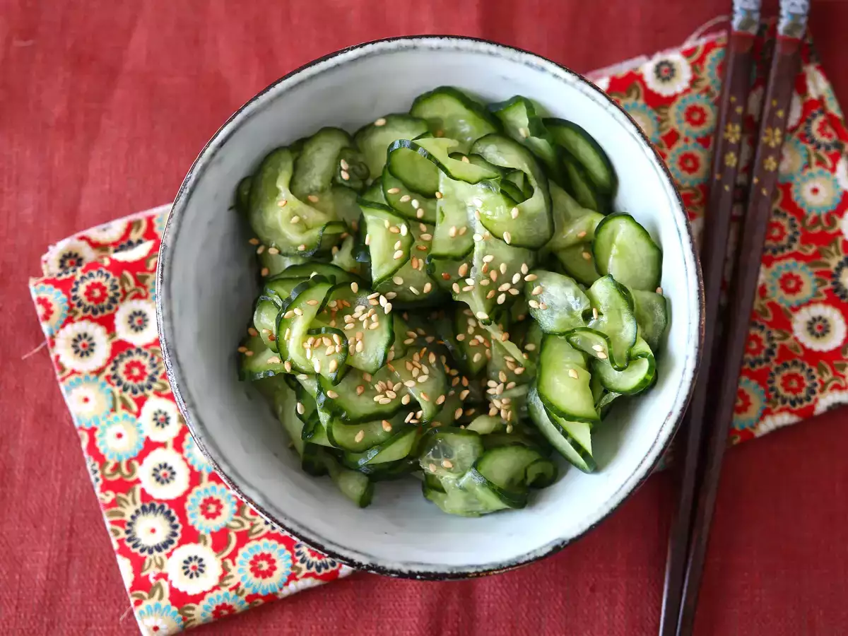 Salade de concombres marinés à la japonaise - Sunomono - photo 3