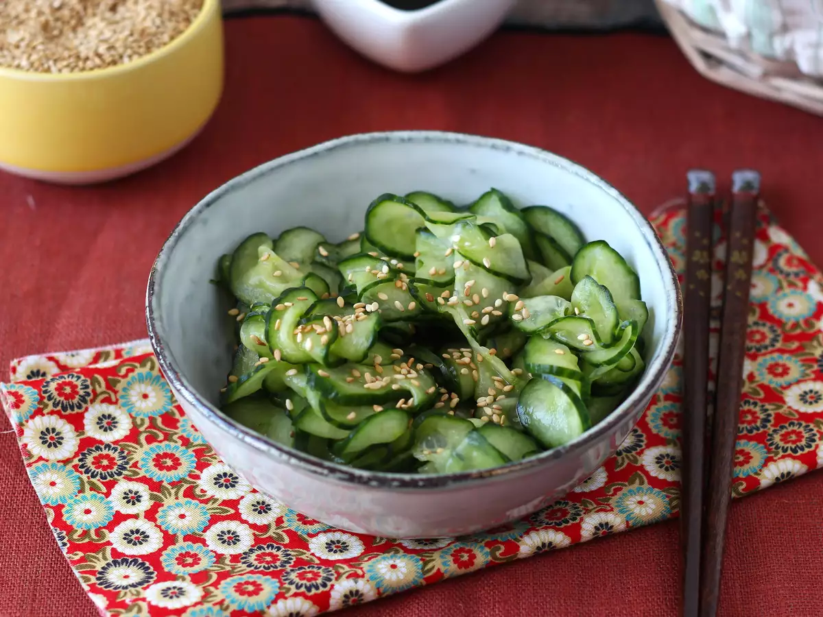 Salade de concombres marinés à la japonaise - Sunomono - photo 4