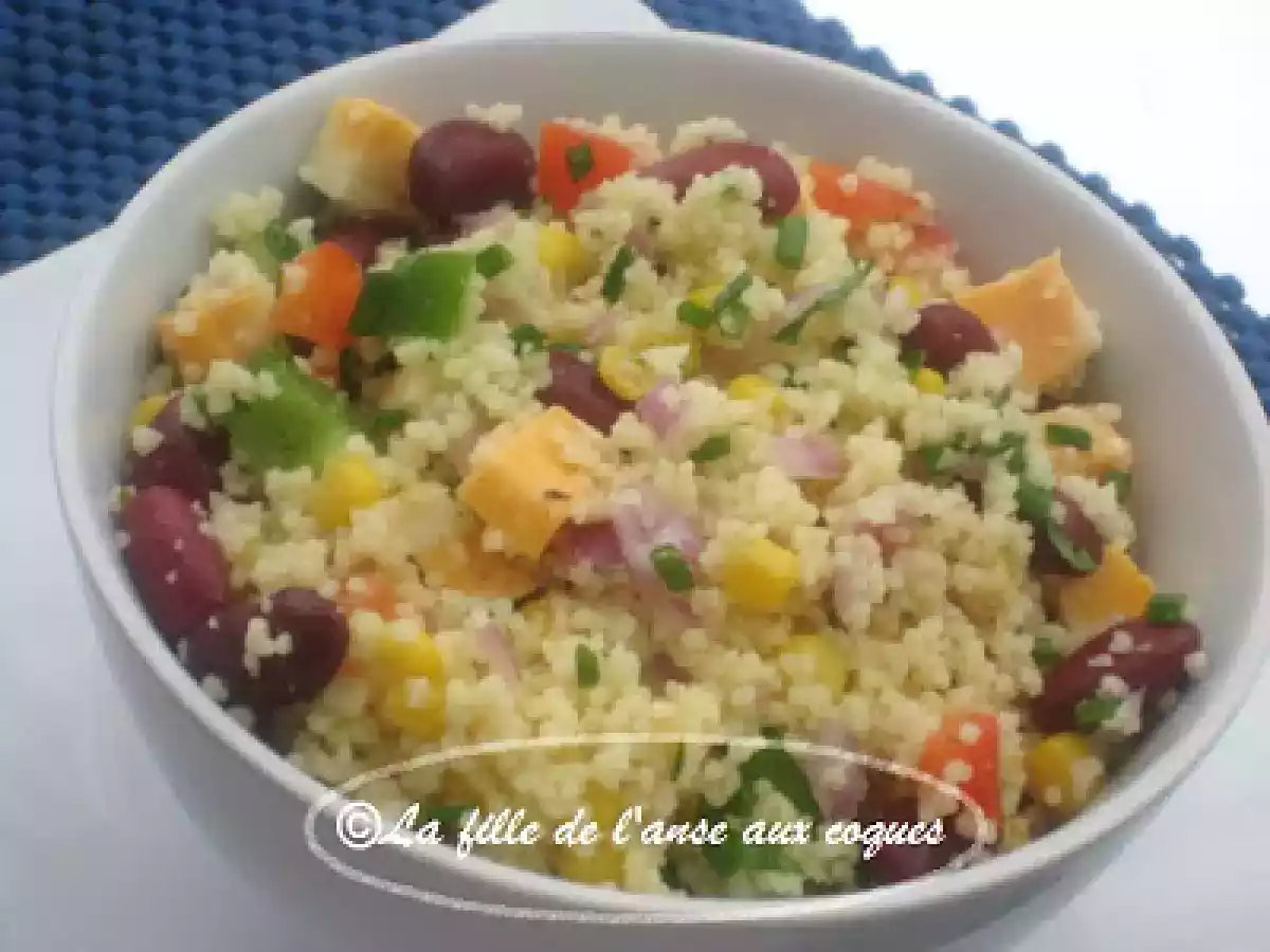 SALADE DE COUCOUS À LA MEXICAINE
