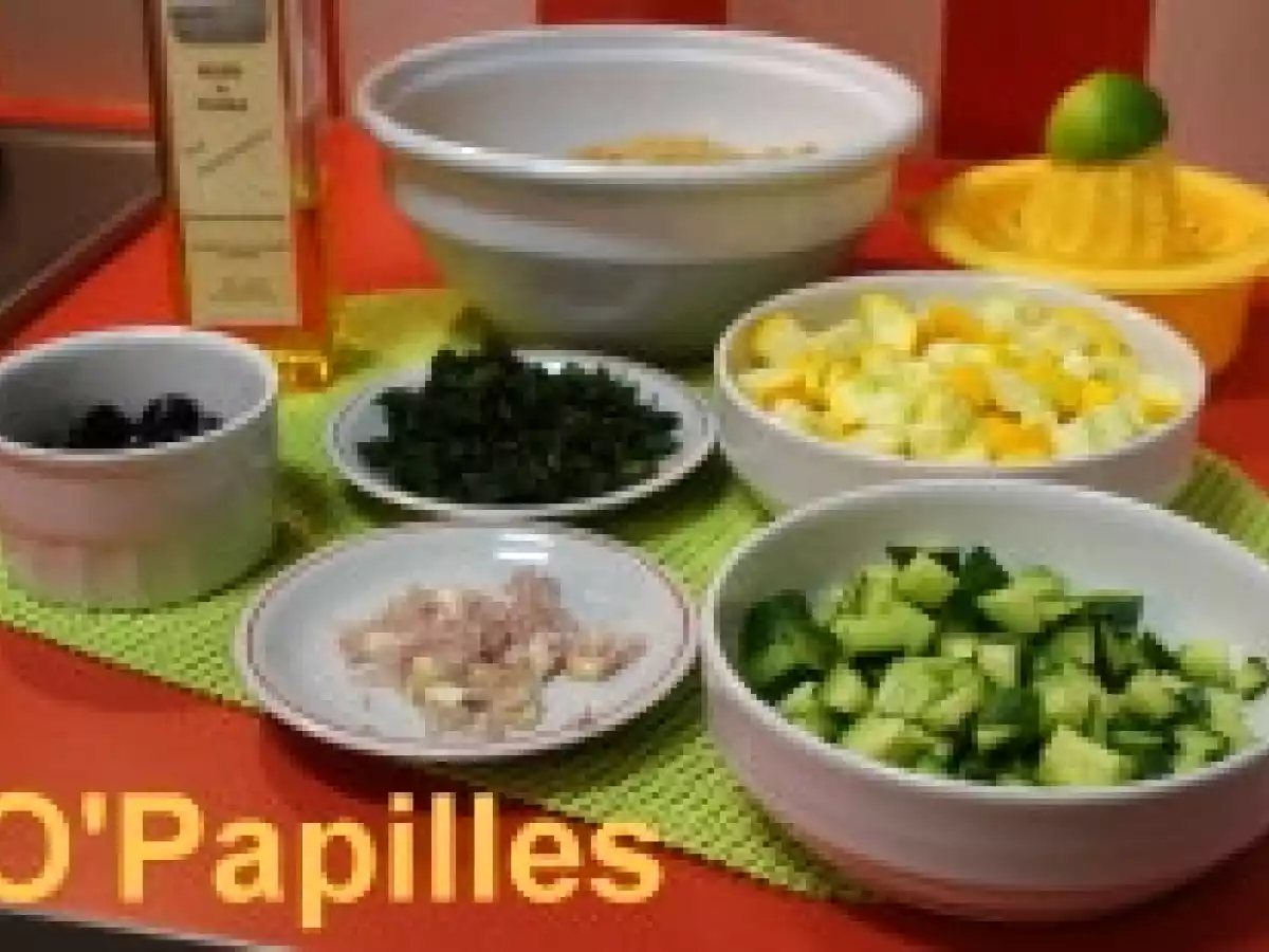 Salade de courgettes, concombre aux céréales méditerranéennes - photo 3