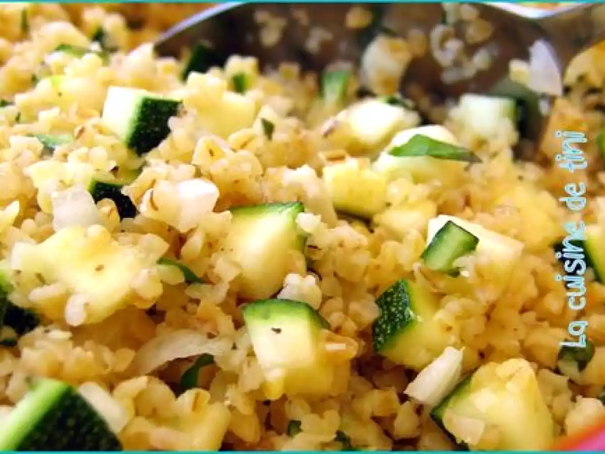 Salade de courgettes et boulgour - photo 2