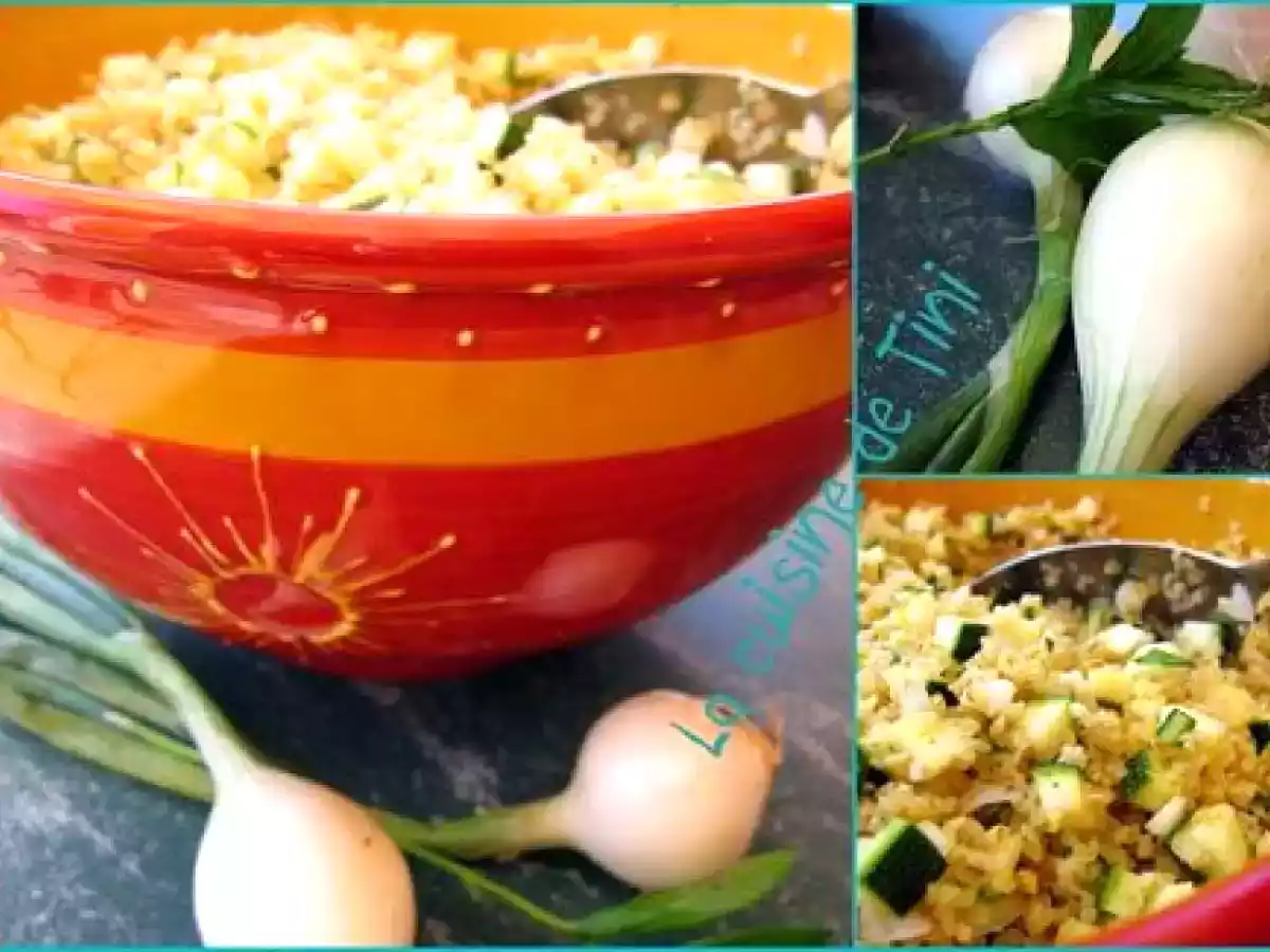 Salade de courgettes et boulgour - photo 3