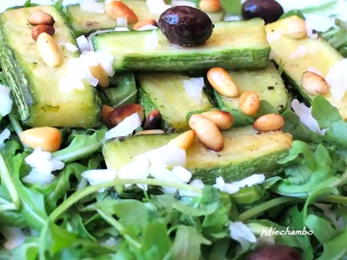 SALADE DE COURGETTES ET ROQUETTE, VINAIGRETTE BALSAMIQUE - photo 3