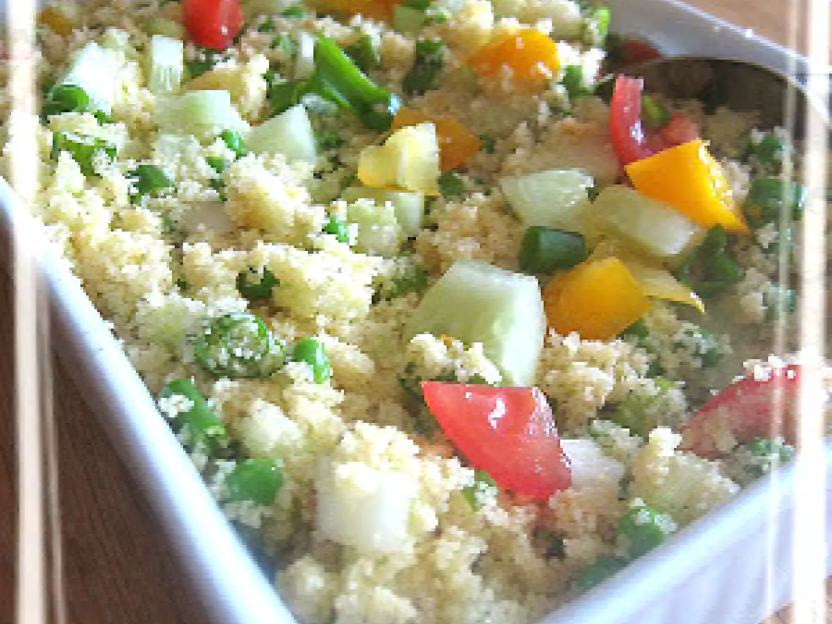 Salade de couscous aux légumes