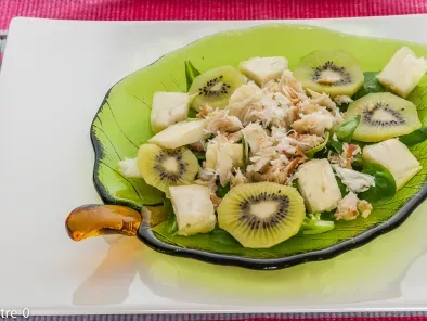 Salade de crabe au kiwi