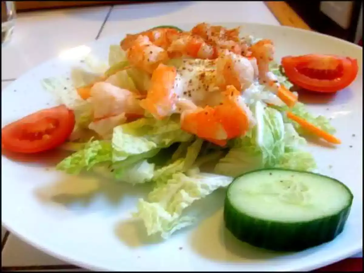 Salade de crevettes