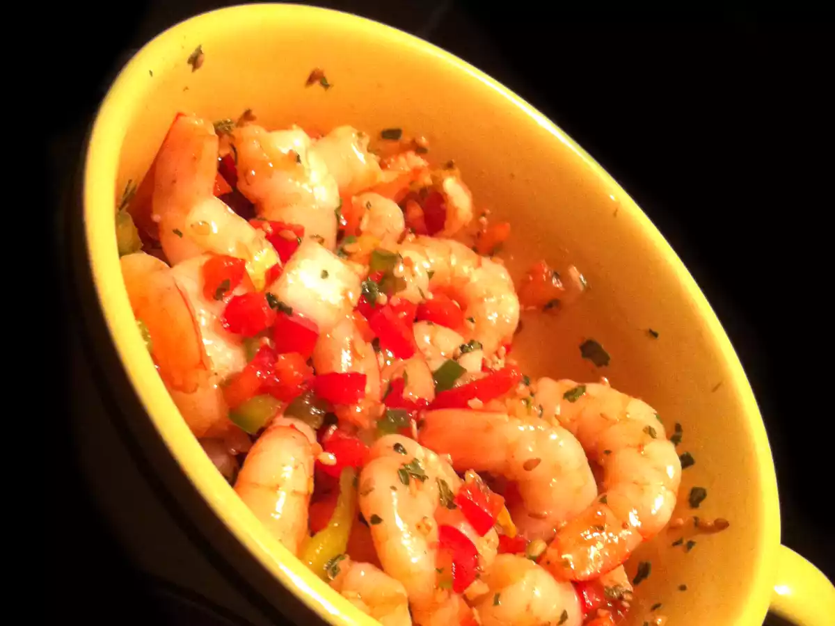 Salade de Crevettes épicée à la Thaï !