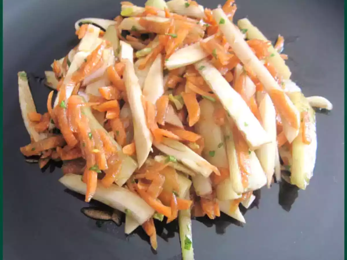 Salade de fenouil et carottes râpées