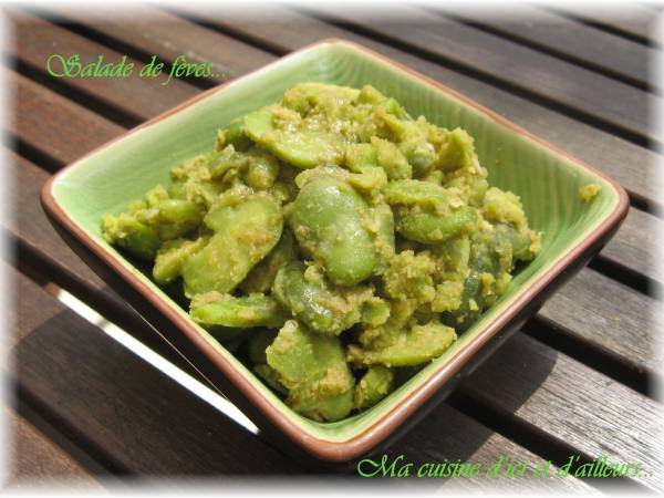 Salade de fèves au paprika