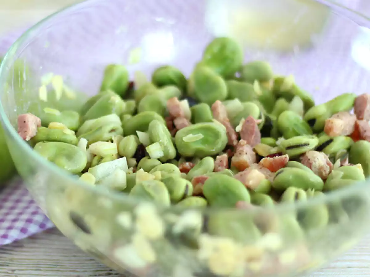 Salade de fèves aux lardons - photo 2