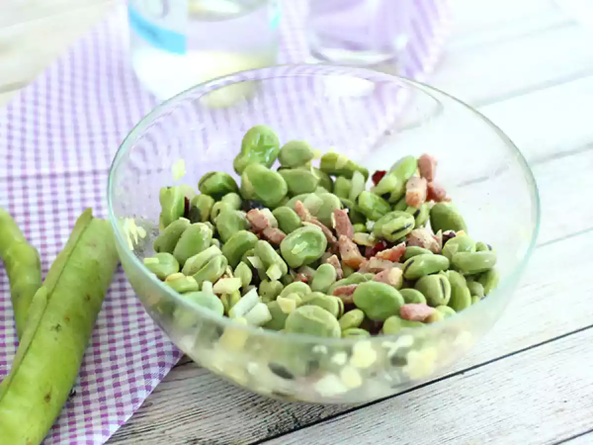 Salade de fèves aux lardons - photo 3