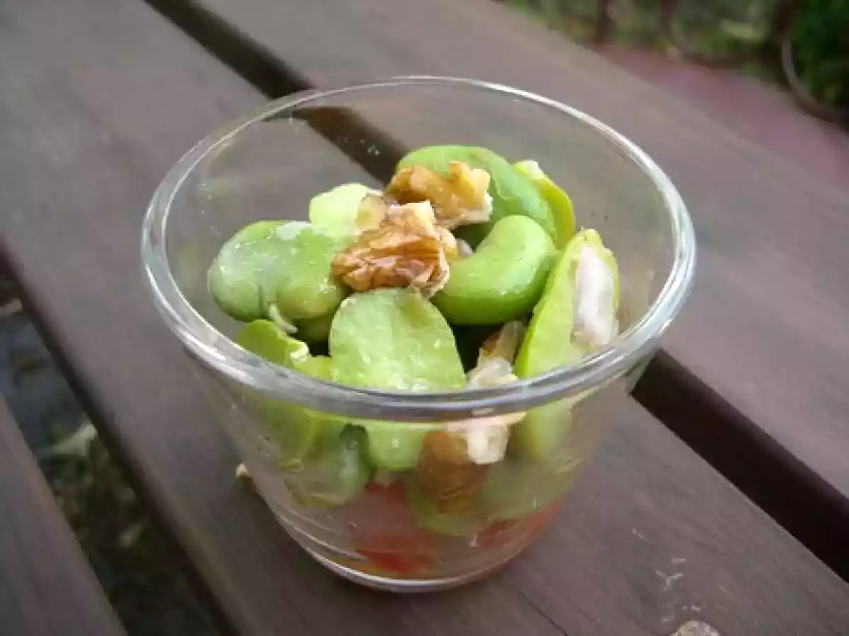 Salade de fèves aux noix - photo 2