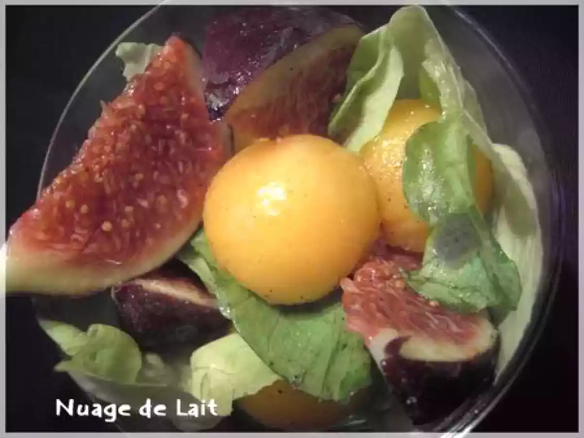 Salade de Figue au Melon à l'huile d'Argan