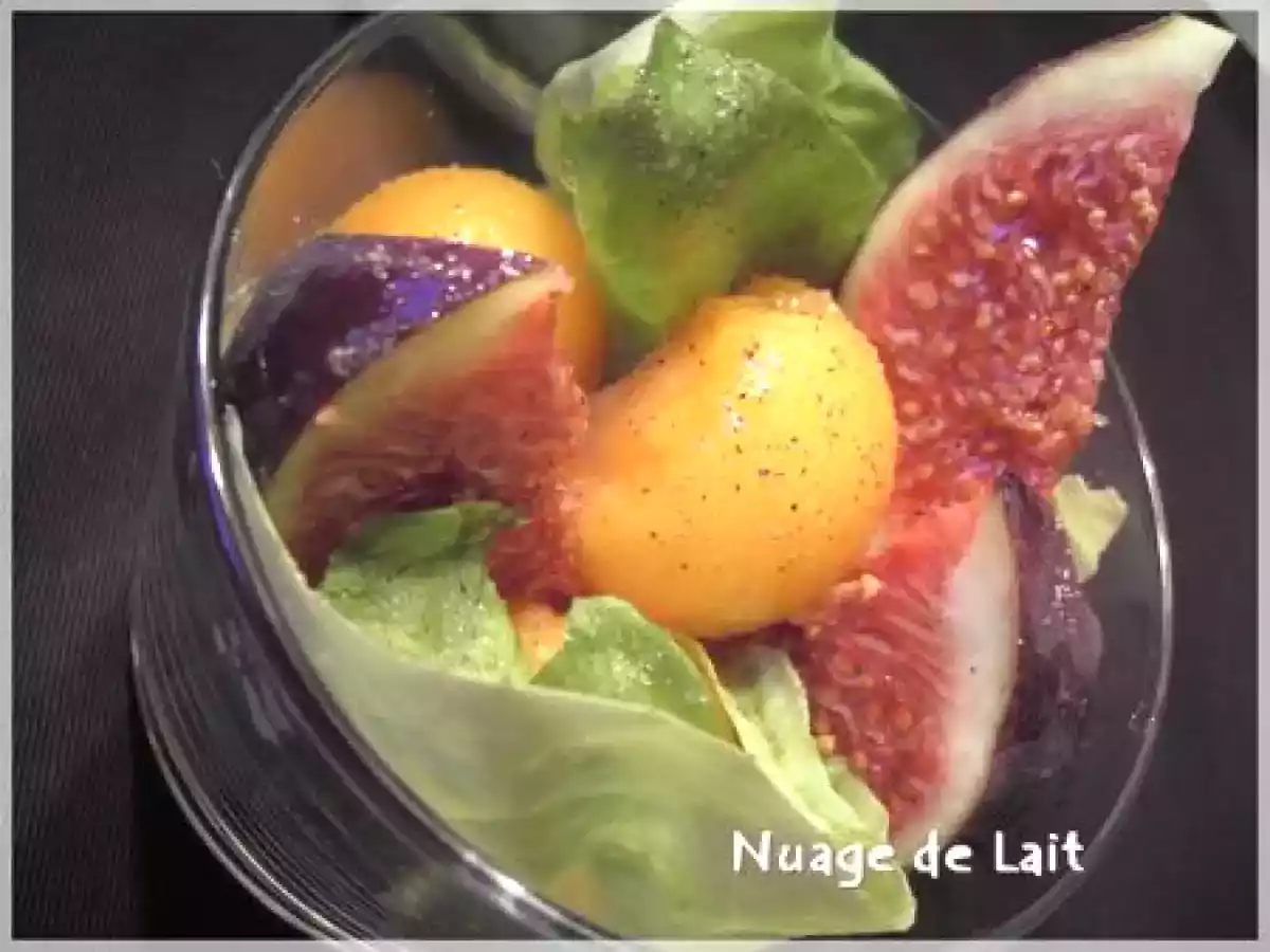 Salade de Figue au Melon à l'huile d'Argan - photo 3
