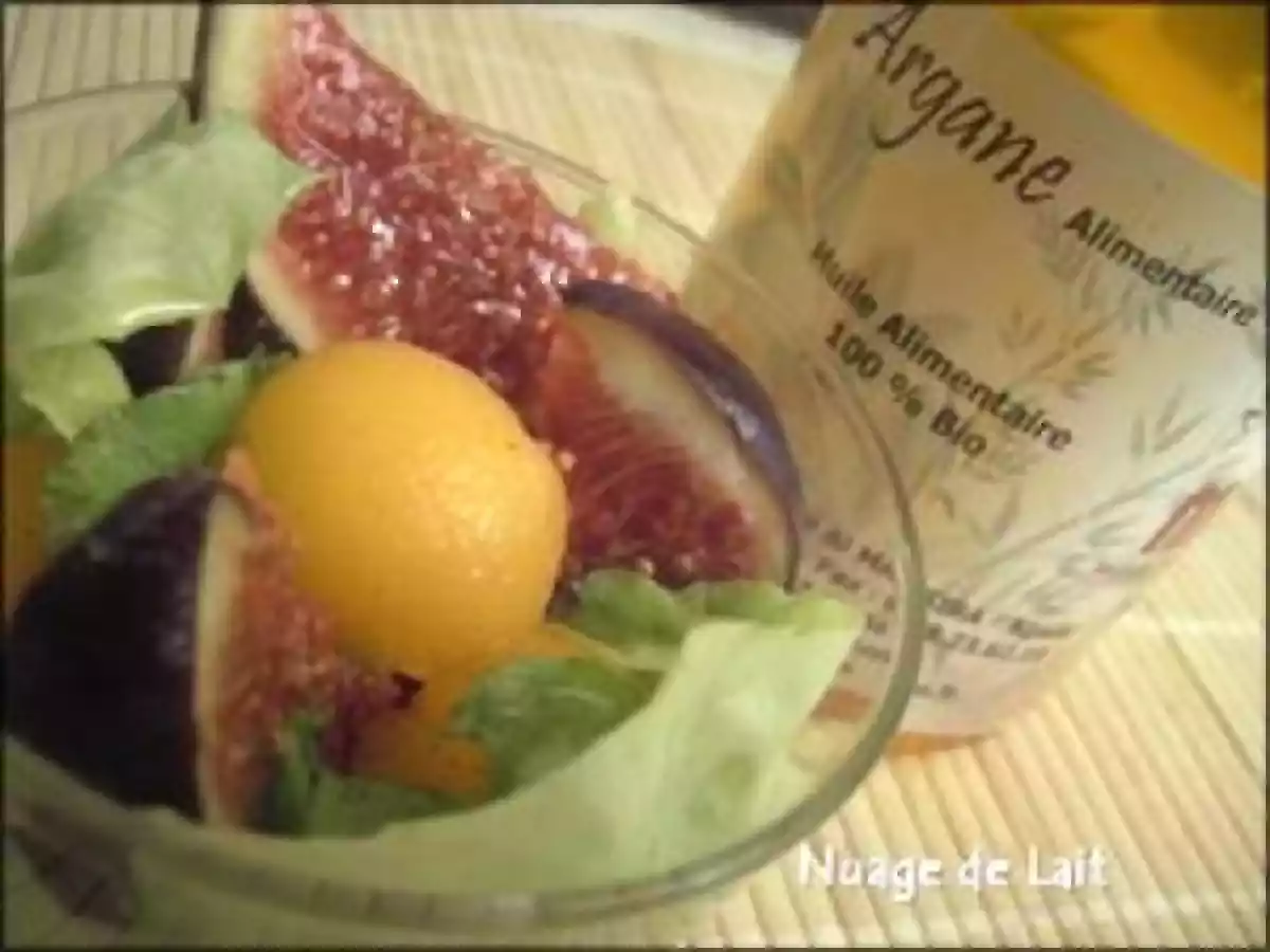 Salade de Figue au Melon à l'huile d'Argan - photo 4