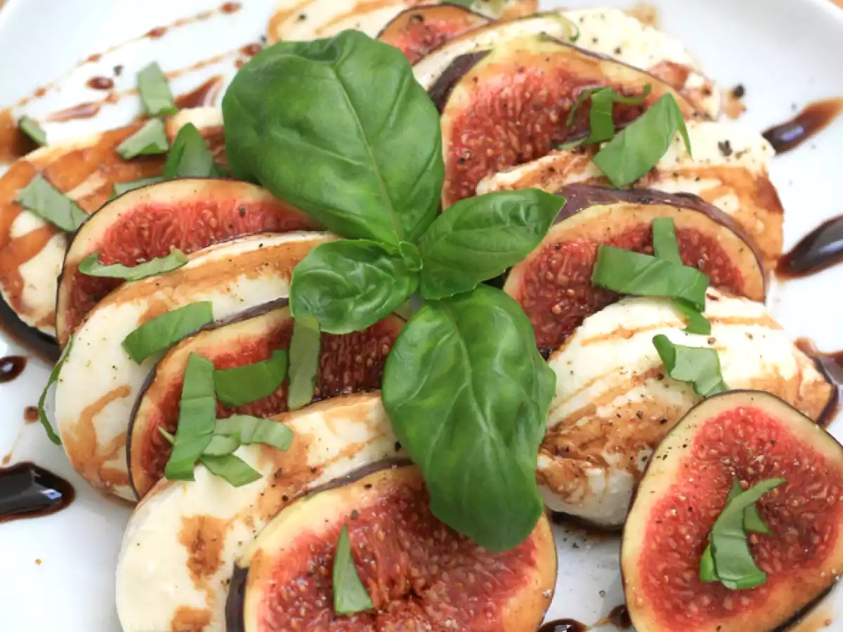 Salade de figue & mozzarella au caramel balsamique - photo 2