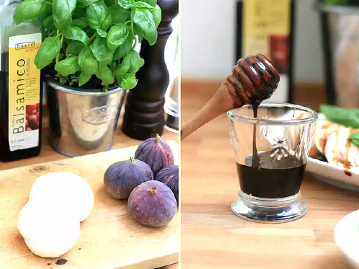 Salade de figue & mozzarella au caramel balsamique - photo 3