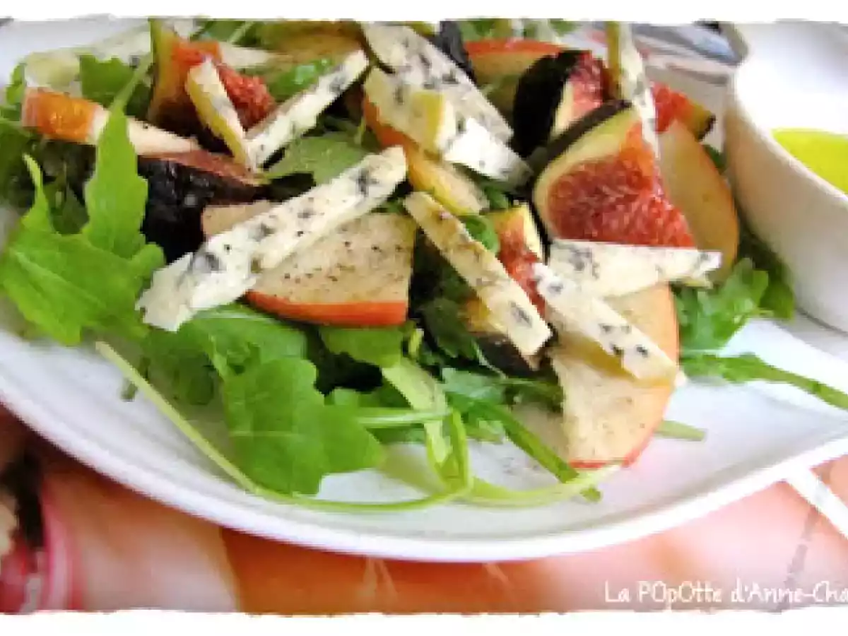 Salade de Figues, POmme et Gorgonzola. - photo 3