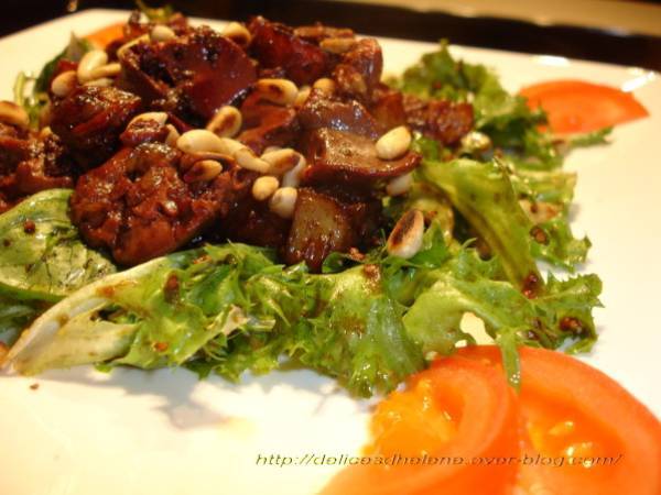 Salade De Foies De Volaille Et Pommes De Terre Sautees Recette